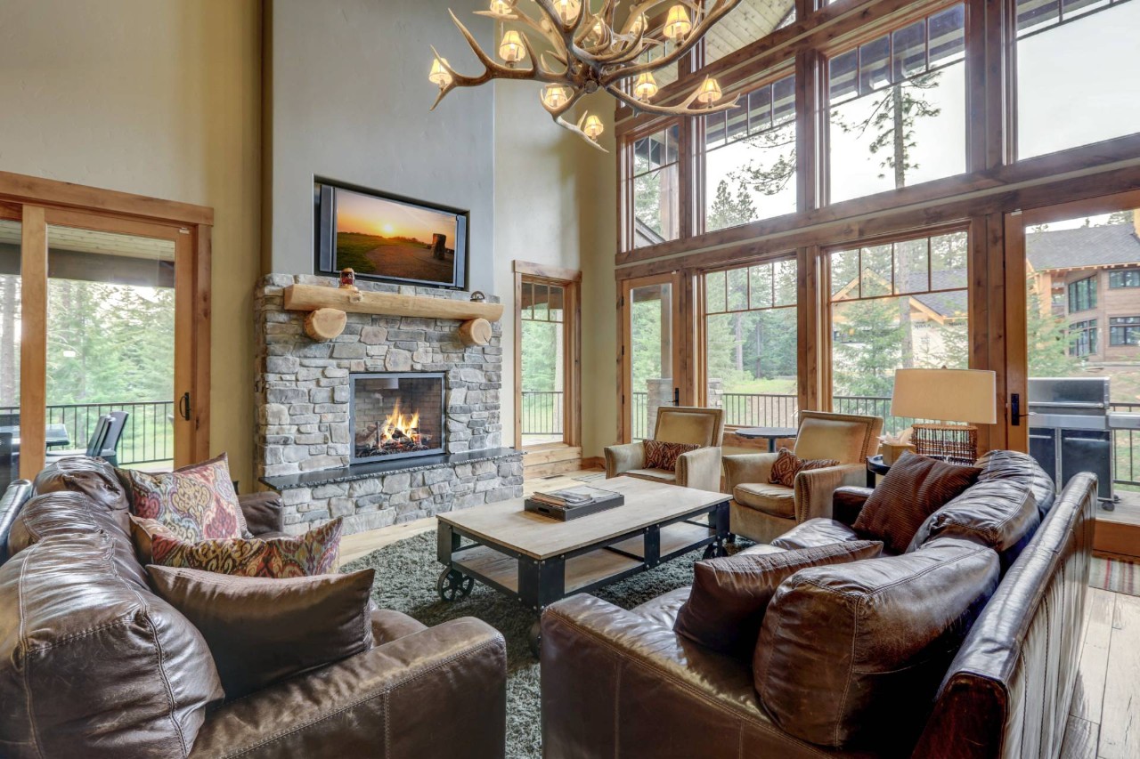 A rustic living room with decorative elements at Discount Best Blinds and Shutters near Santa Rosa, CA