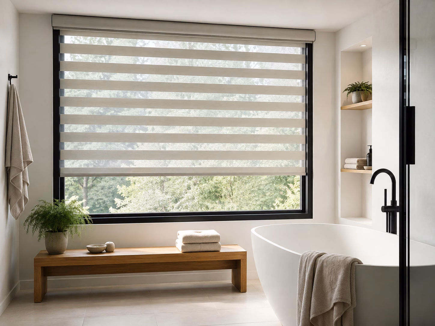 Designer Banded Shades for Sonoma County Homes